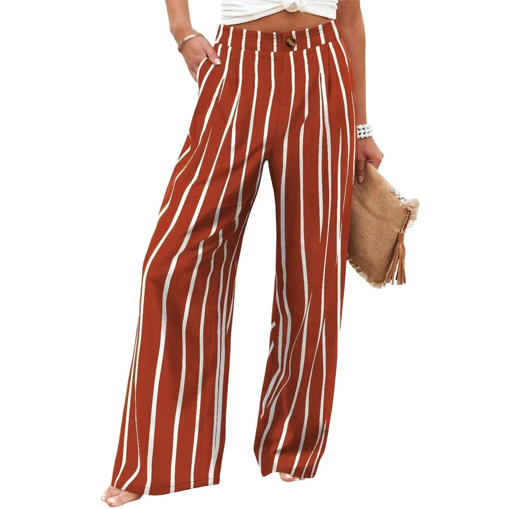 Miranda broek – moeiteloos comfort en chique stijl. Met wijde pijpen, een elastische taille en soepelvallend polyester biedt deze broek een flatterend silhouet en ultiem draagcomfort. Voorzien van functionele knoopzakken voor extra gemak. Perfect voor casual outfits, loungen of een stijlvolle dagelijkse look. Verkrijgbaar in diverse kleuren en prints, in maten S-2XL. Upgrade je garderobe met deze veelzijdige must-have. Bestel nu en ervaar stijl en gemak!