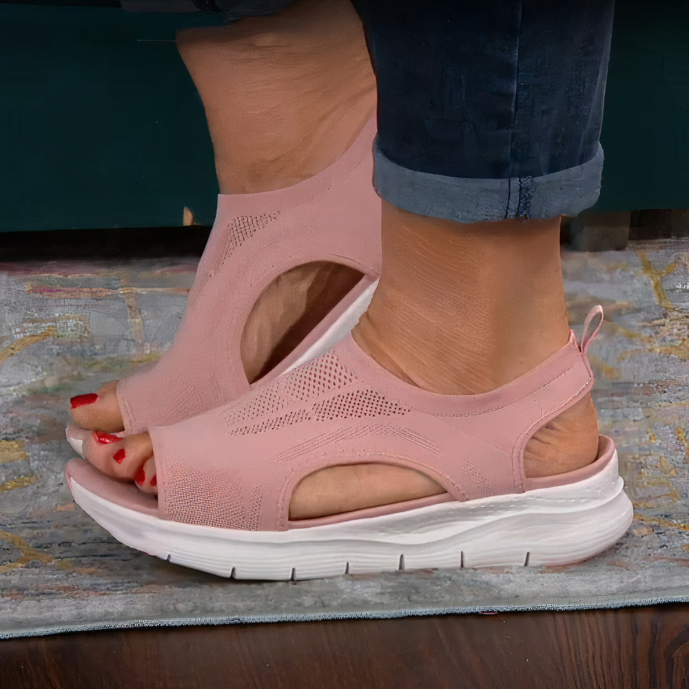 Vira Ergonomische Sandalen - Comfortabele zomersandalen met hoogwaardig EVA-rubber en ergonomisch ontwerp voor ultieme ondersteuning. Beschikbaar in Blauw, Bruin, Zwart en Roze, maten 35-45. Perfect voor lange wandelingen, dagelijks gebruik of casual uitstapjes. Geniet van stijlvolle schoenen die pijnlijke voeten verlichten en langdurig comfort bieden. Bestel nu en ervaar een combinatie van luxe, duurzaamheid en elegantie.