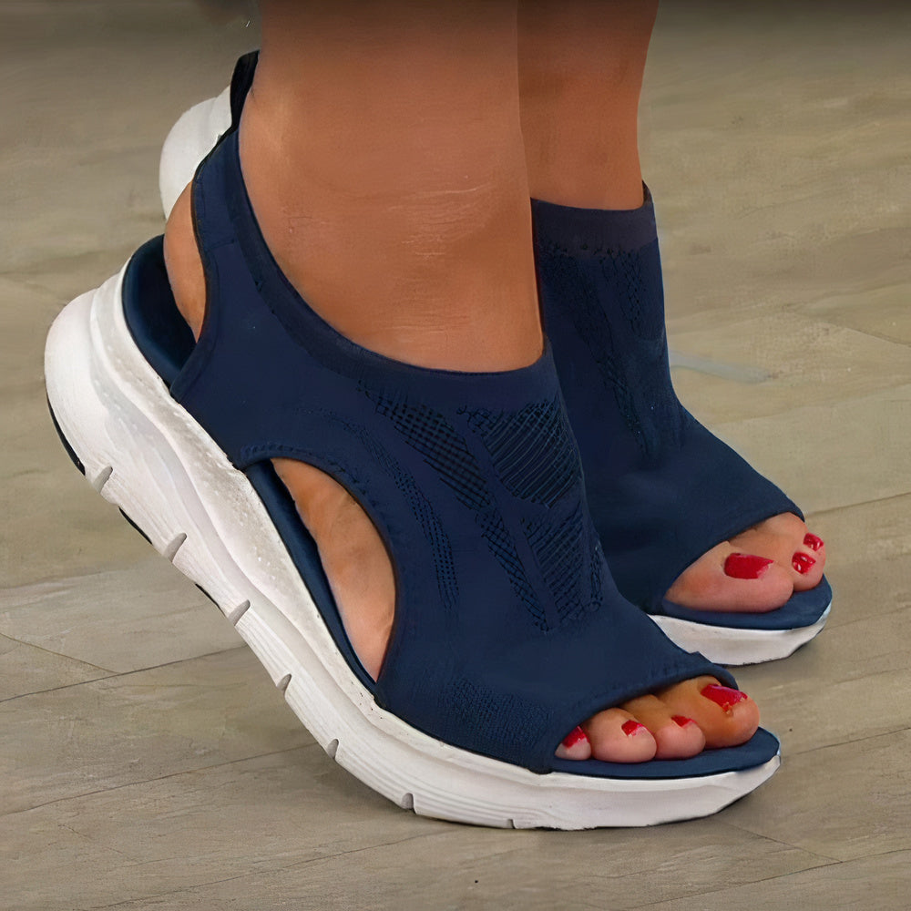 Vira Ergonomische Sandalen - Comfortabele zomersandalen met hoogwaardig EVA-rubber en ergonomisch ontwerp voor ultieme ondersteuning. Beschikbaar in Blauw, Bruin, Zwart en Roze, maten 35-45. Perfect voor lange wandelingen, dagelijks gebruik of casual uitstapjes. Geniet van stijlvolle schoenen die pijnlijke voeten verlichten en langdurig comfort bieden. Bestel nu en ervaar een combinatie van luxe, duurzaamheid en elegantie.