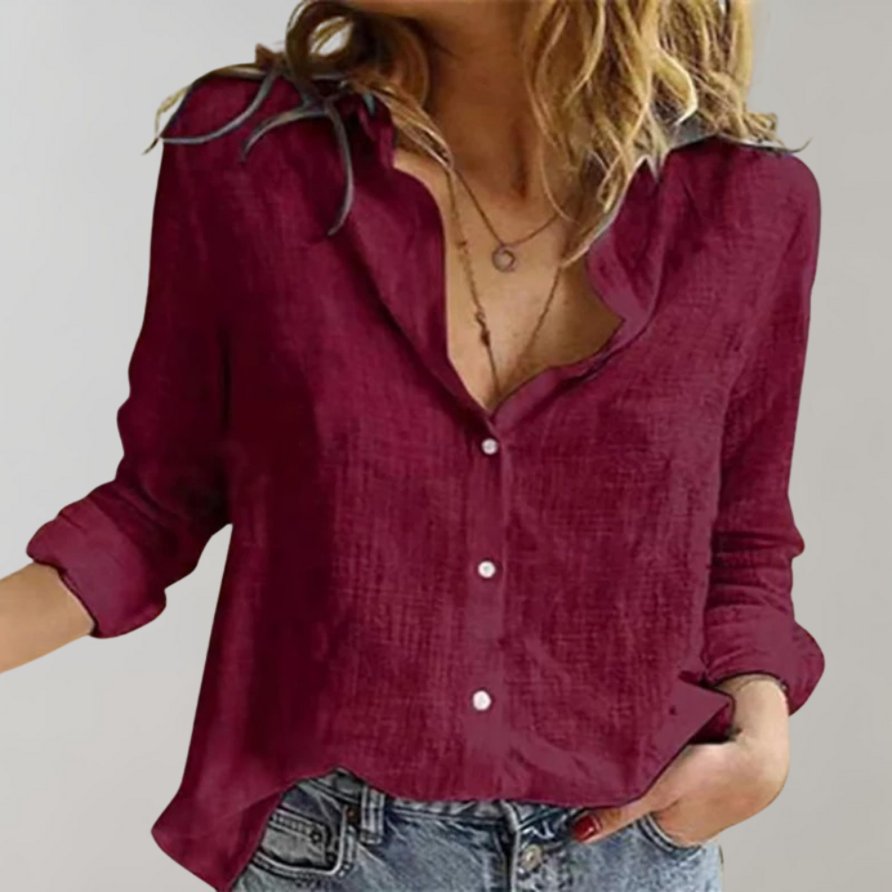 Ameliah | Katoenen blouse voor dames