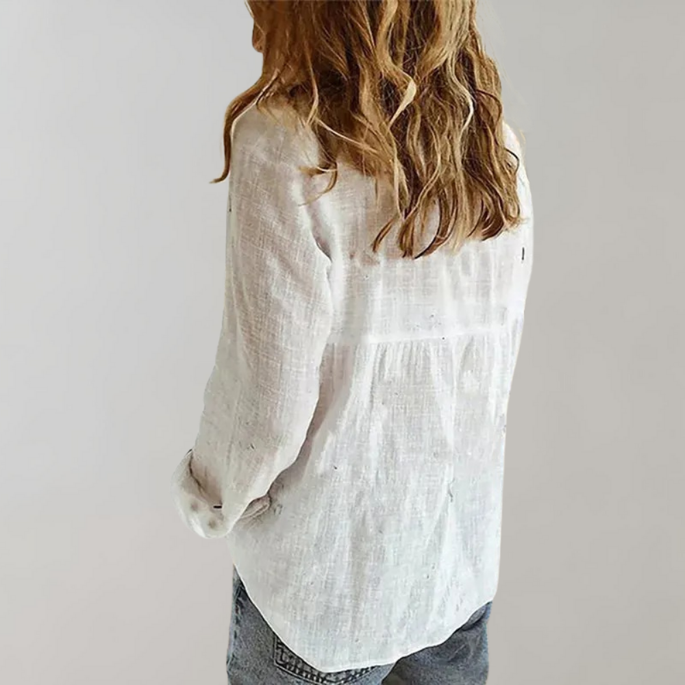 Ameliah | Katoenen blouse voor dames