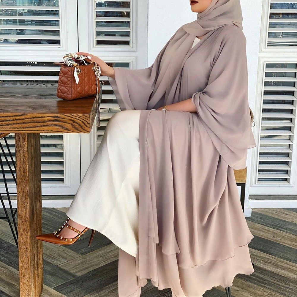 Khadija | Abaya Set met Hoofddoek