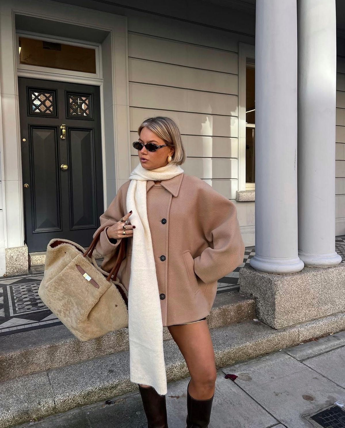 Alinna | Oversized wool coat