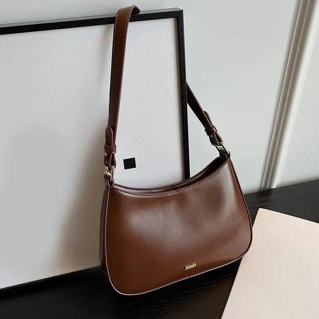 elegante dames crossbody schoudertas van leer