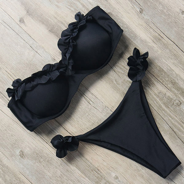 Zoé | Ruffle Push-Up Bikini