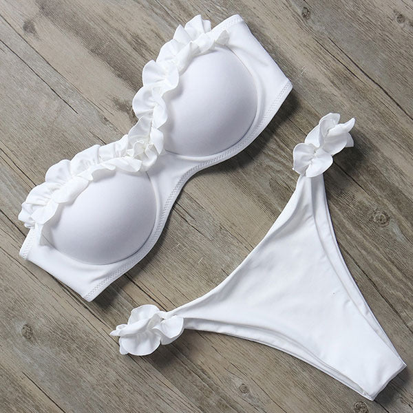 Zoé | Ruffle Push-Up Bikini