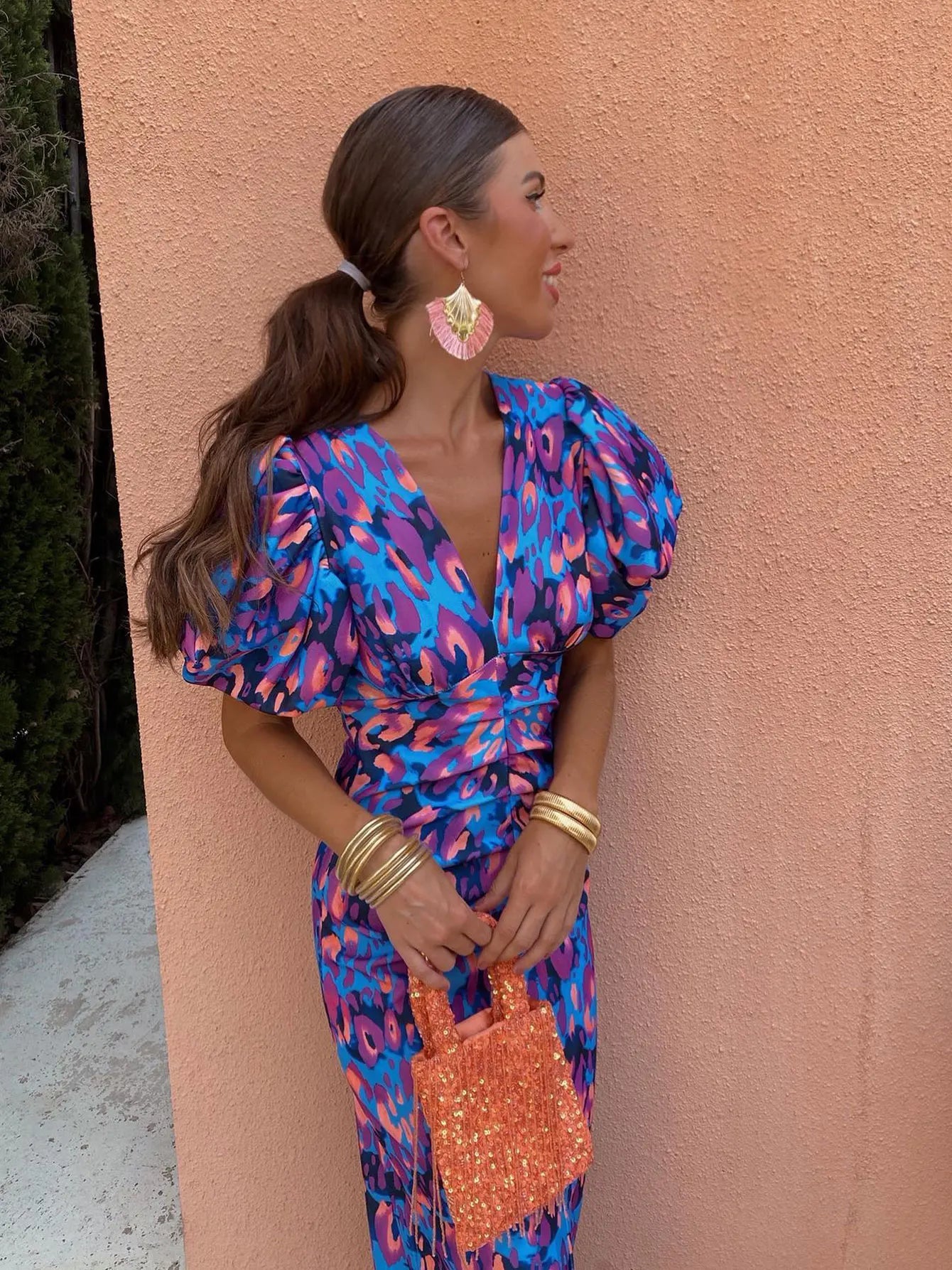 Mabel Jurk | Zomerjurk met Geplooide Mouwen