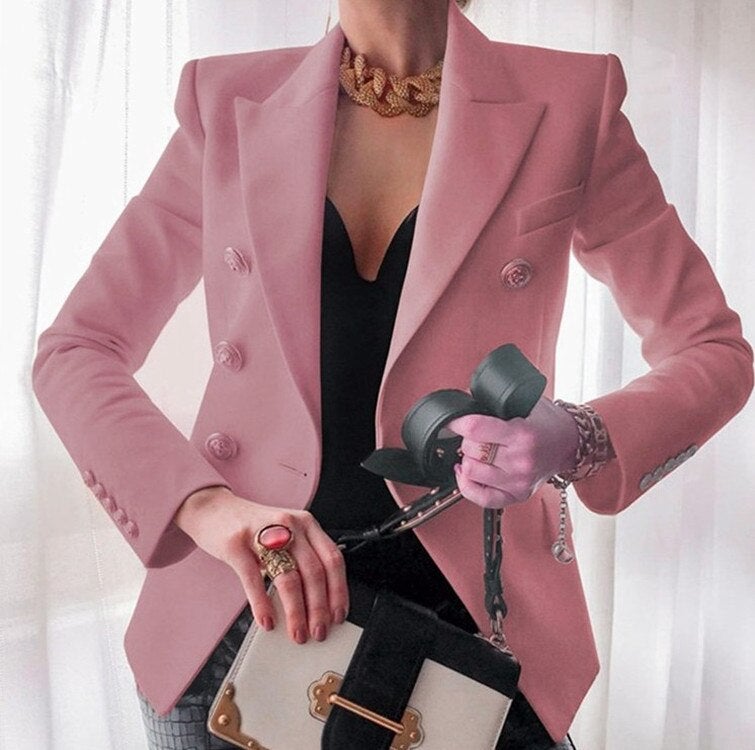 Beatrijs | Voeg tijdloze elegantie toe aan je garderobe met de Beatrijs blazer. Deze stijlvolle en comfortabele blazer heeft een getailleerde pasvorm, is perfect voor werk, casual dagen of avondgelegenheden en is verkrijgbaar in diverse kleuren zoals marineblauw, zwart, oranje, grijs, khaki, roze, rood, wit, geel, roze rood en zeeblauw. Beschikbaar in maten XS-2XL. Combineer stijl en veelzijdigheid met de Beatrijs. Bestel nu en upgrade je look!