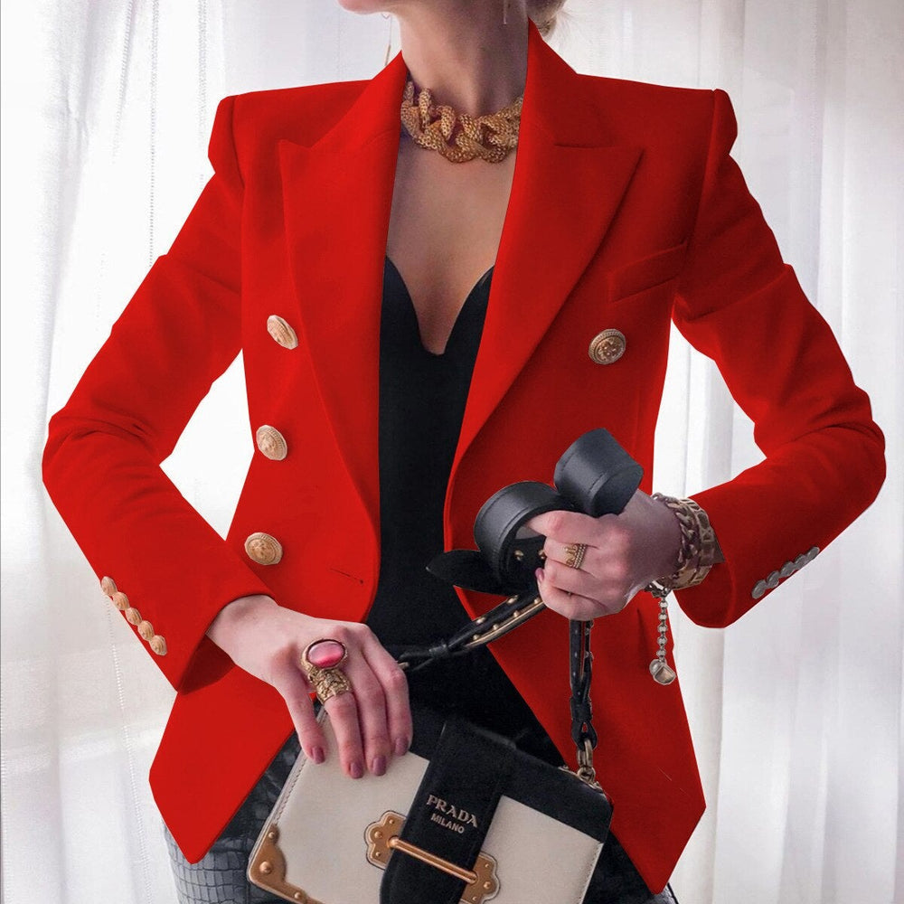 Beatrijs | Voeg tijdloze elegantie toe aan je garderobe met de Beatrijs blazer. Deze stijlvolle en comfortabele blazer heeft een getailleerde pasvorm, is perfect voor werk, casual dagen of avondgelegenheden en is verkrijgbaar in diverse kleuren zoals marineblauw, zwart, oranje, grijs, khaki, roze, rood, wit, geel, roze rood en zeeblauw. Beschikbaar in maten XS-2XL. Combineer stijl en veelzijdigheid met de Beatrijs. Bestel nu en upgrade je look!