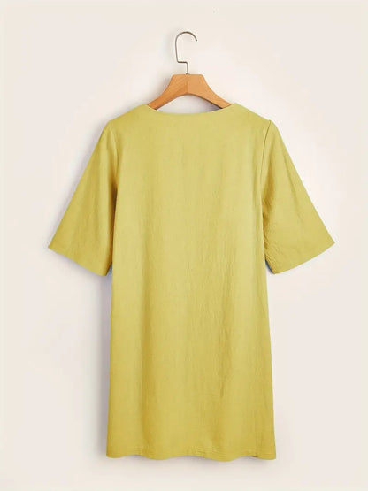 Caelina | casual jurk met 3/4 mouwen