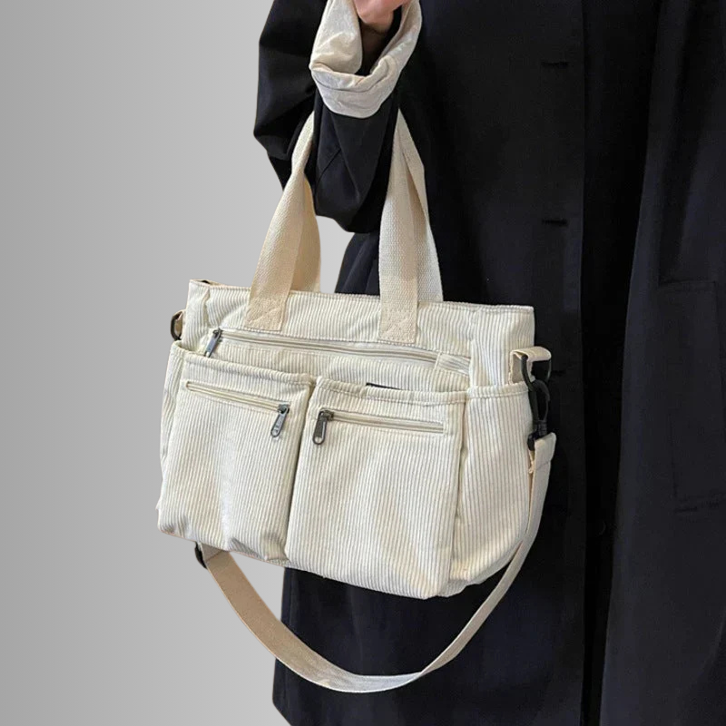 Vera | Urban corduroy tote schoudertas
