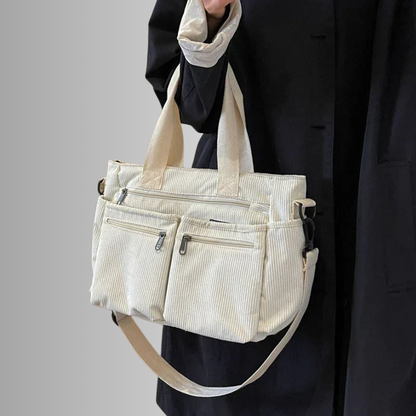 Vera | Urban corduroy tote schoudertas
