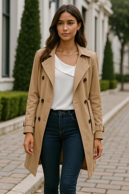 Mildred | Damenbluse mit asymmetrischem Halsausschnitt und Puffärmeln
