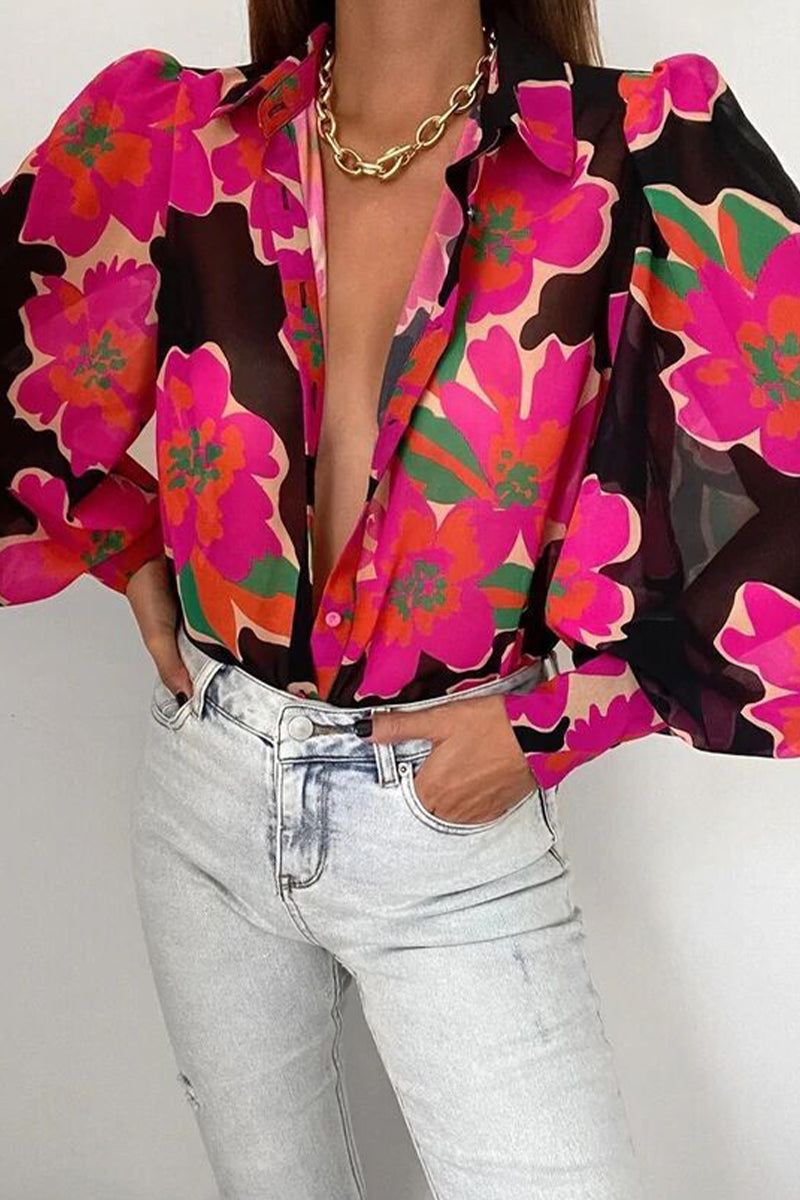 Jantine | Stijlvolle Blouse met Lampionmouwen