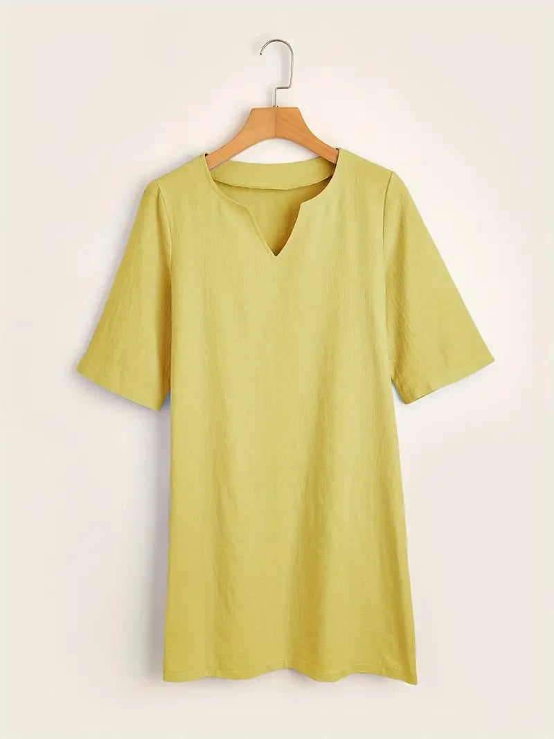 Caelina | casual jurk met 3/4 mouwen