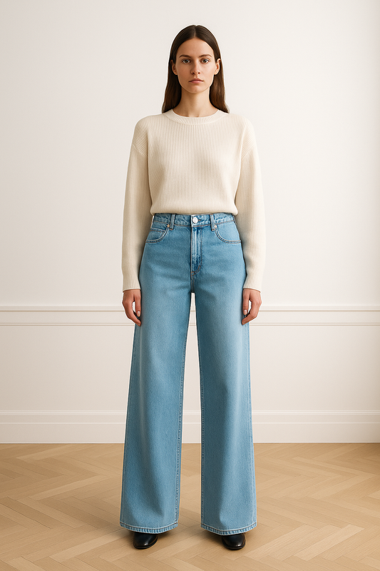 Yntske | Trendy Wijde Jeans