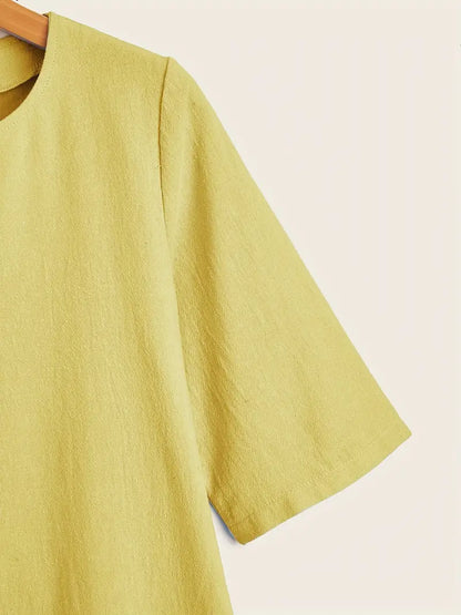 Caelina | casual jurk met 3/4 mouwen