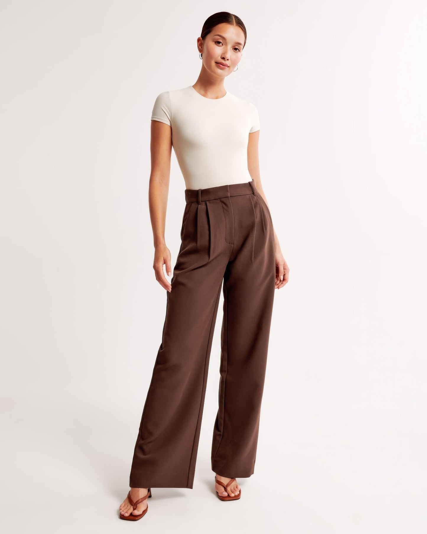 Abby | Loose fit pantalon met hoge taille voor dames