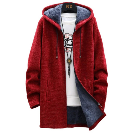 De Quinty jas biedt moderne stijl en knus comfort voor de koudere seizoenen. Met een uniek ontwerp en capuchon houdt deze jas je warm en chic tijdens casual uitjes en koude dagen. Lichtgewicht en makkelijk te combineren, verkrijgbaar in rood, donkergrijs, blauw, zwart en lichtgrijs, maten S-3XL. Perfect als extra laag voor elke outfit. Upgrade je wintergarderobe met de Quinty en geniet van ultiem comfort en een stijlvol design. Bestel nu en blijf warm met flair!