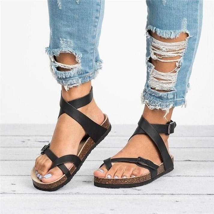 Carmela | Sandalen met leren bandjes