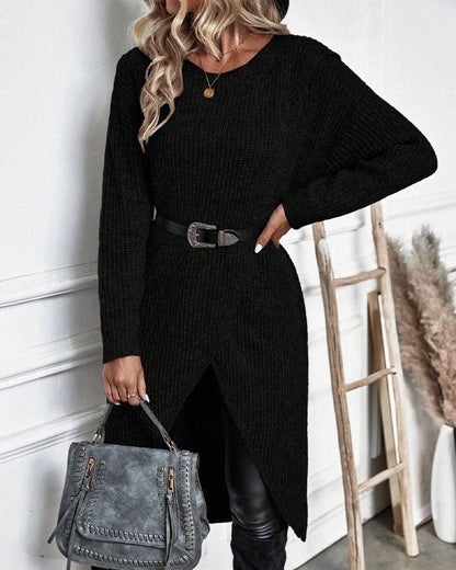 Masego trui jurk – moeiteloze stijl en warmte in één. Gemaakt van een zachte mix van acryl, spandex en polyester voor ultiem comfort. Het klassieke silhouet met een trendy onregelmatige zoom zorgt voor een flatterende pasvorm. Perfect voor casual en chique looks, combineer met sneakers of hakken. Verkrijgbaar in grijs, groen en zwart (maten XS-3XL). Must-have voor de koudere maanden. Bestel nu en ervaar de perfecte mix van stijl en comfort!