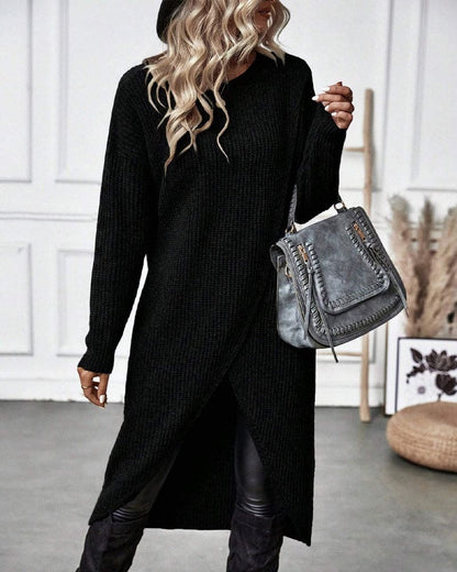 Masego trui jurk – moeiteloze stijl en warmte in één. Gemaakt van een zachte mix van acryl, spandex en polyester voor ultiem comfort. Het klassieke silhouet met een trendy onregelmatige zoom zorgt voor een flatterende pasvorm. Perfect voor casual en chique looks, combineer met sneakers of hakken. Verkrijgbaar in grijs, groen en zwart (maten XS-3XL). Must-have voor de koudere maanden. Bestel nu en ervaar de perfecte mix van stijl en comfort!