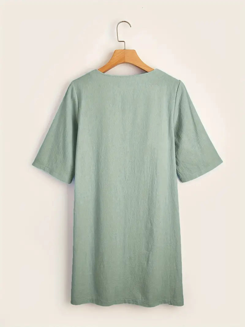 Caelina | casual jurk met 3/4 mouwen
