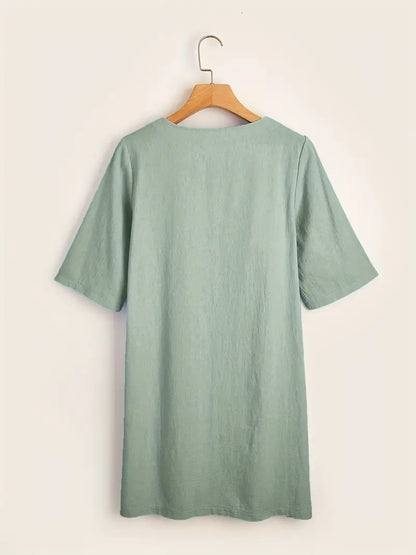 Caelina | casual jurk met 3/4 mouwen
