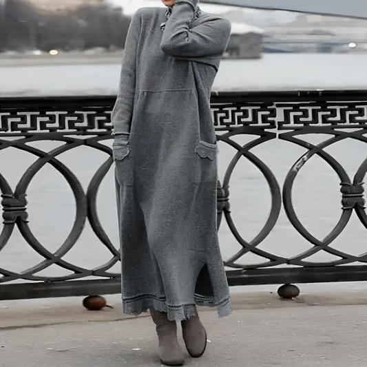 Riona - Lange Ärmel Kleid für Frauen