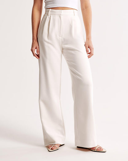 Abby | Loose fit pantalon met hoge taille voor dames