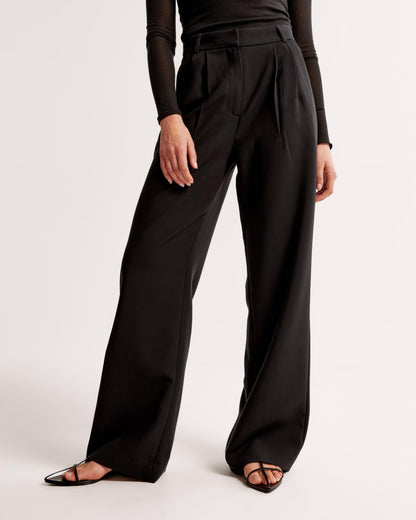 Abby | Loose fit pantalon met hoge taille voor dames