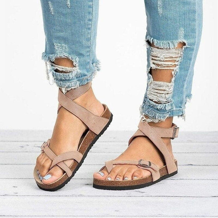 Carmela | Sandalen met leren bandjes