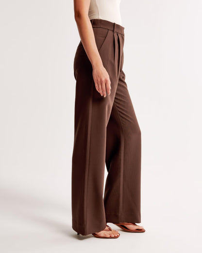 Abby | Loose fit pantalon met hoge taille voor dames