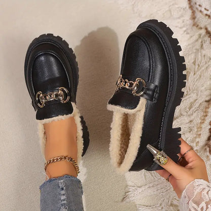 Lucienne - Loafers Met Ketting Voor Vrouwen
