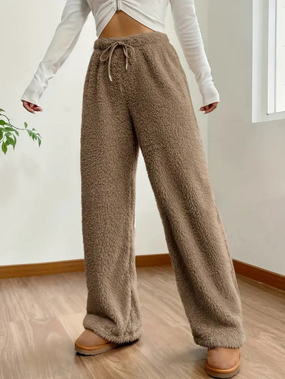 Nova - Wijde Broek met Trekkoord voor Vrouwen