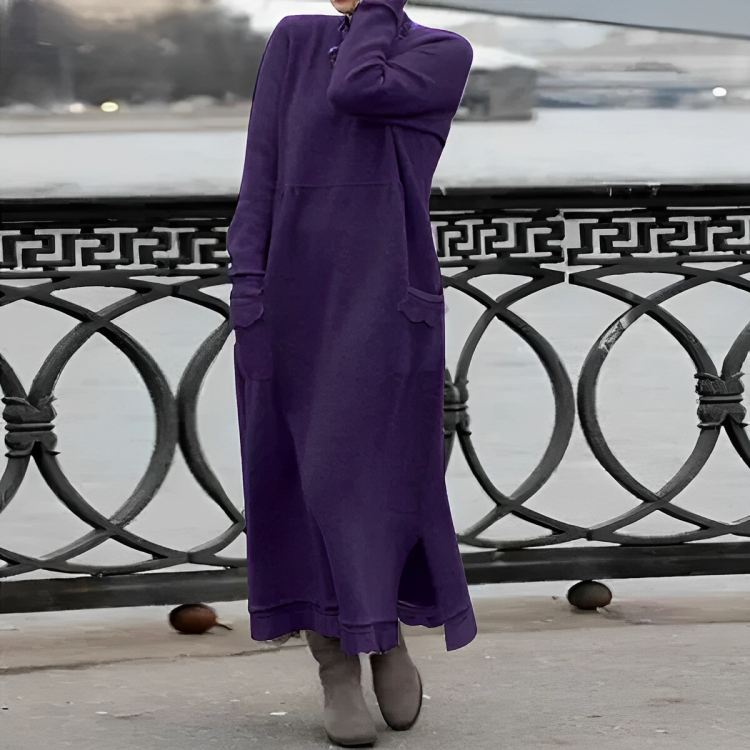 Riona - Lange Ärmel Kleid für Frauen