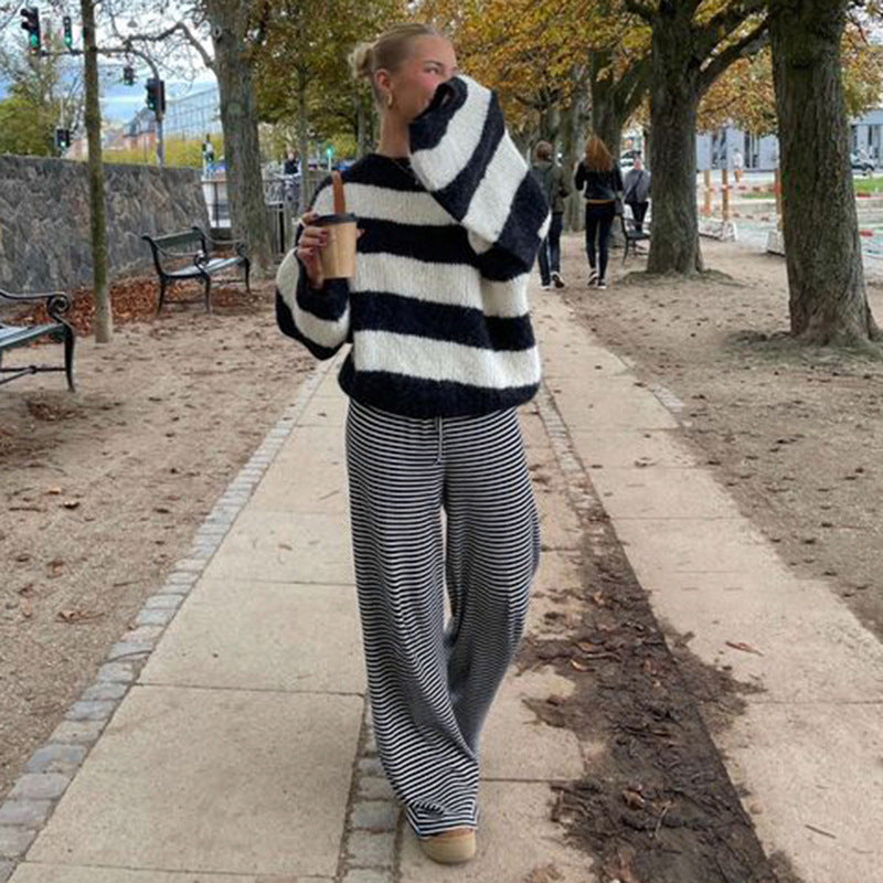 Meirina | Striped Pants