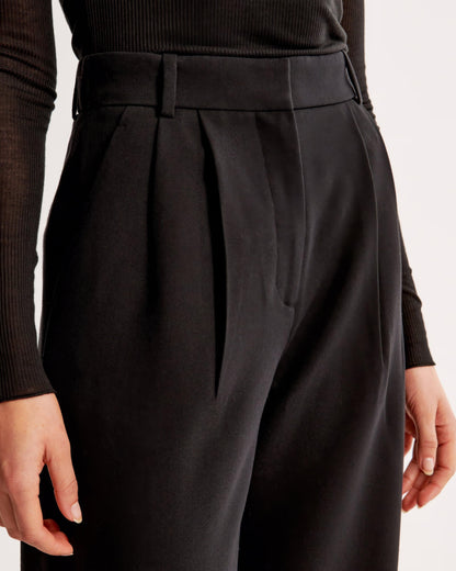 Abby | Loose fit pantalon met hoge taille voor dames