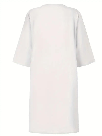 Caelina | casual jurk met 3/4 mouwen