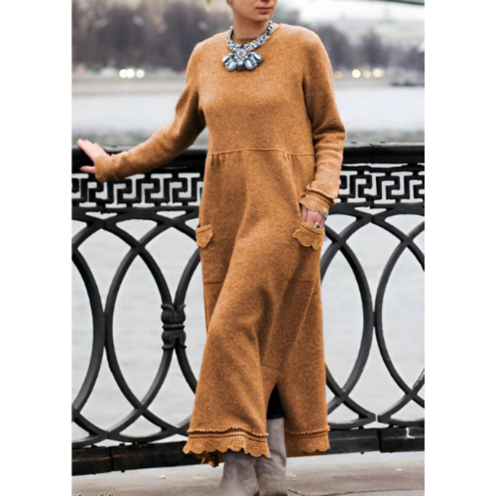 Noelle Winter Essential - Combineer warmte en stijl met Noelle, een elegant en comfortabel kledingstuk met een relaxte pasvorm en functionele zakken. Perfect voor casual uitstapjes en knusse dagen thuis. Verkrijgbaar in veelzijdige kleuren zoals donkergrijs, zwart, rood, legergroen, paars, donkerblauw en oranje, in maten S-4XL. Met een flatterend silhouet biedt Noelle de perfecte mix van comfort en stijl. Bestel nu en blijf warm en elegant tijdens het koude seizoen!