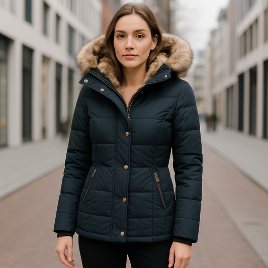 Almaz | Getailleerde Winterjas met Zachte Voering