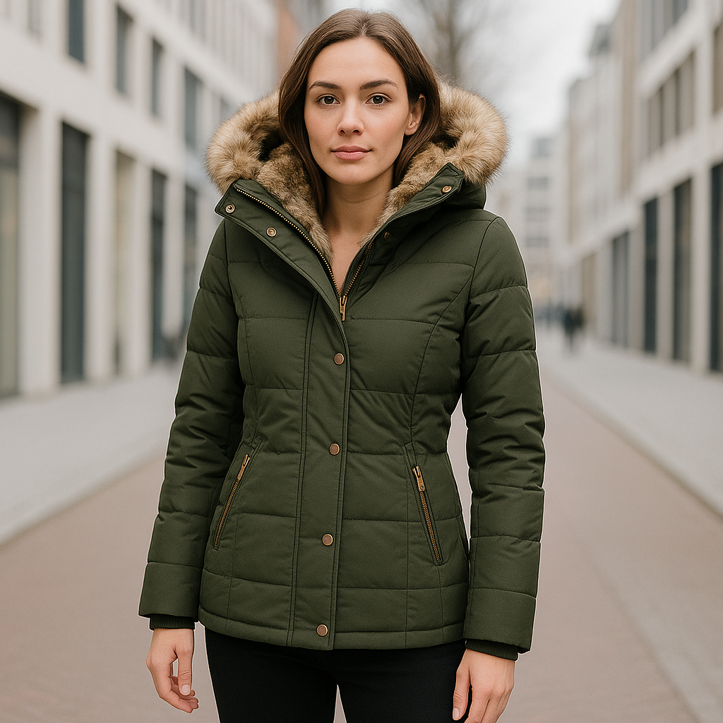 Almaz | Getailleerde Winterjacke mit weichem Futter