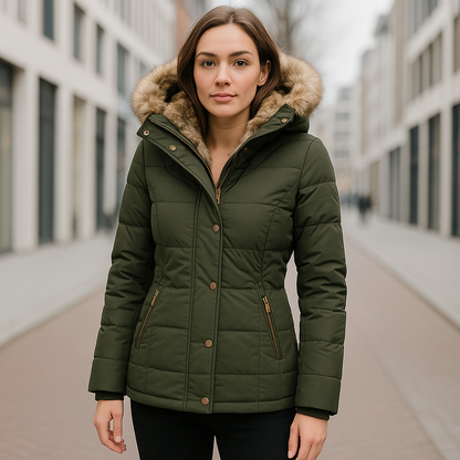 Almaz | Getailleerde Winterjacke mit weichem Futter