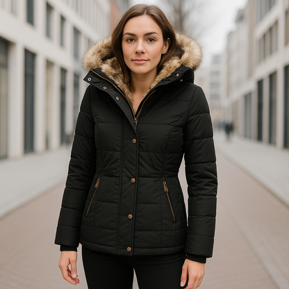 Almaz | Getailleerde Winterjacke mit weichem Futter