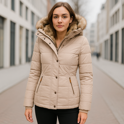 Almaz | Getailleerde Winterjacke mit weichem Futter