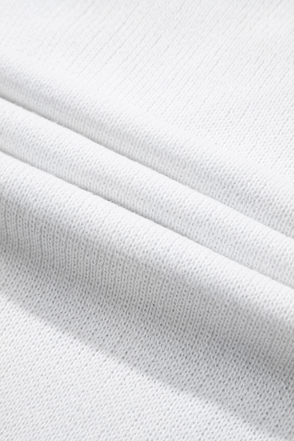 Monroe | Witte trui met rafelige details en pailletten
