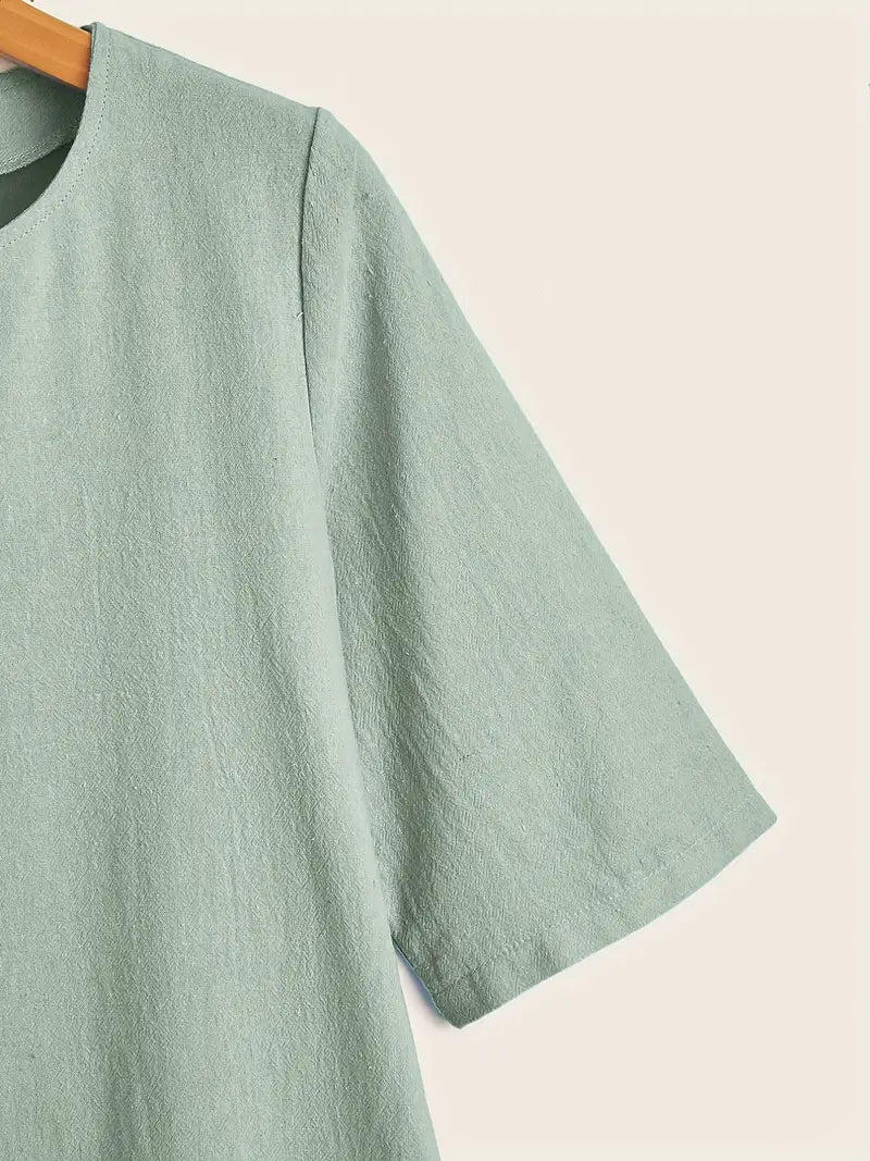 Caelina | casual jurk met 3/4 mouwen