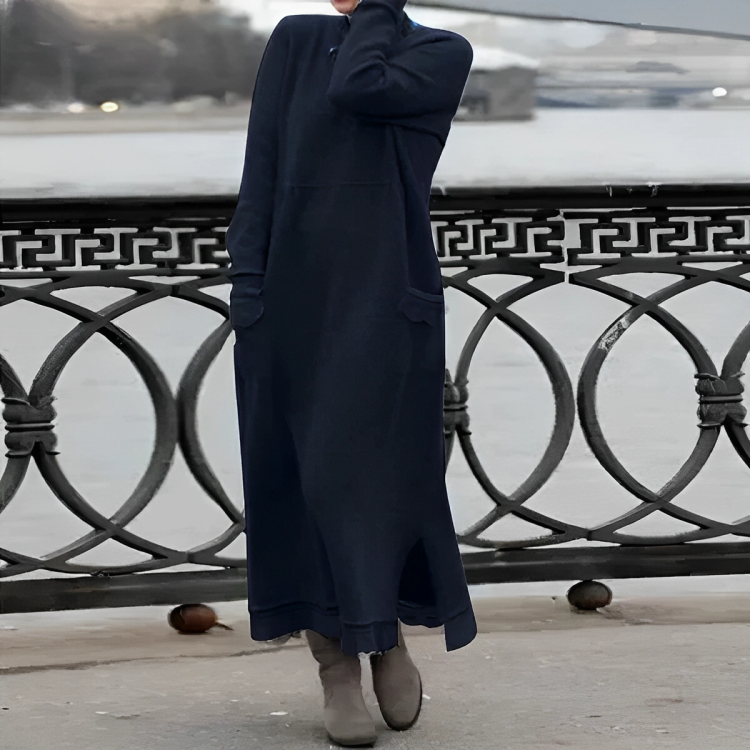 Riona - Lange Ärmel Kleid für Frauen