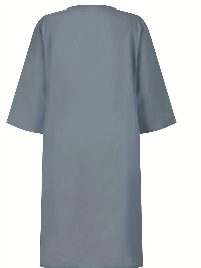 Caelina | casual jurk met 3/4 mouwen