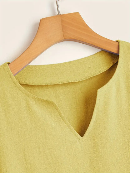 Caelina | casual jurk met 3/4 mouwen